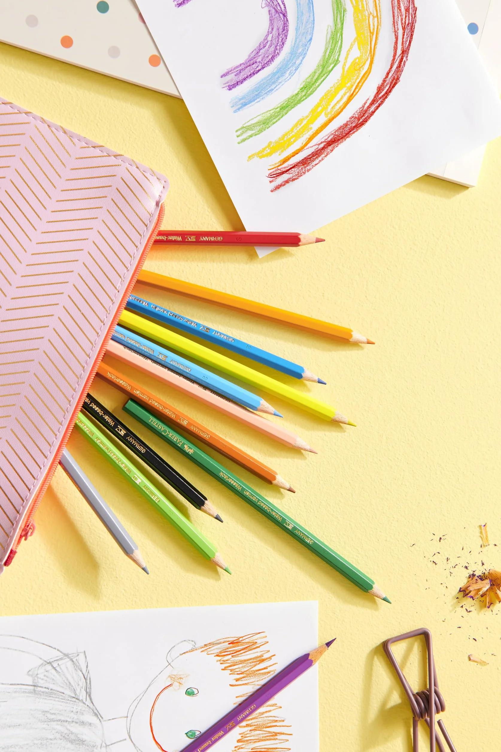 FABER-CASTELL 111260 - Set de lápices de colores Castle, 60 piezas, hexagonales, resistentes a la rotura, para niños y adultos