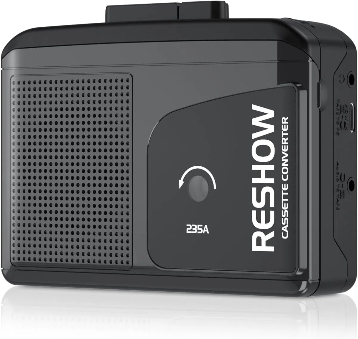 Reshow Reproductor De Casetes Portátil, Reproductor Y Grabador De Casetes Con Altavoz Integrado, Alimentación USB-C, Para Reproducción De Música, Grabación, Estudiantes, Viajes, Amantes De La Música N
