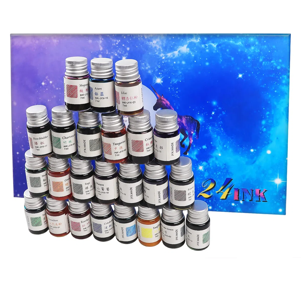 Tintas de dibujo, tintas de caligrafía, juego de 24 bolígrafos coloridos para escribir, dibujar, ideal para regalar