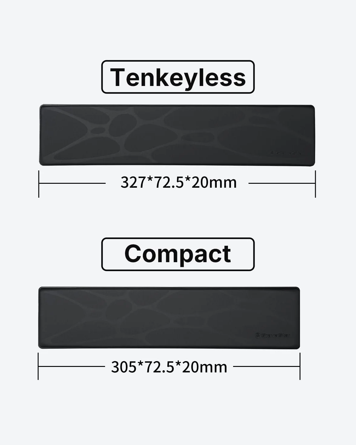 GravaStar Reposamuñecas para teclado (negro)