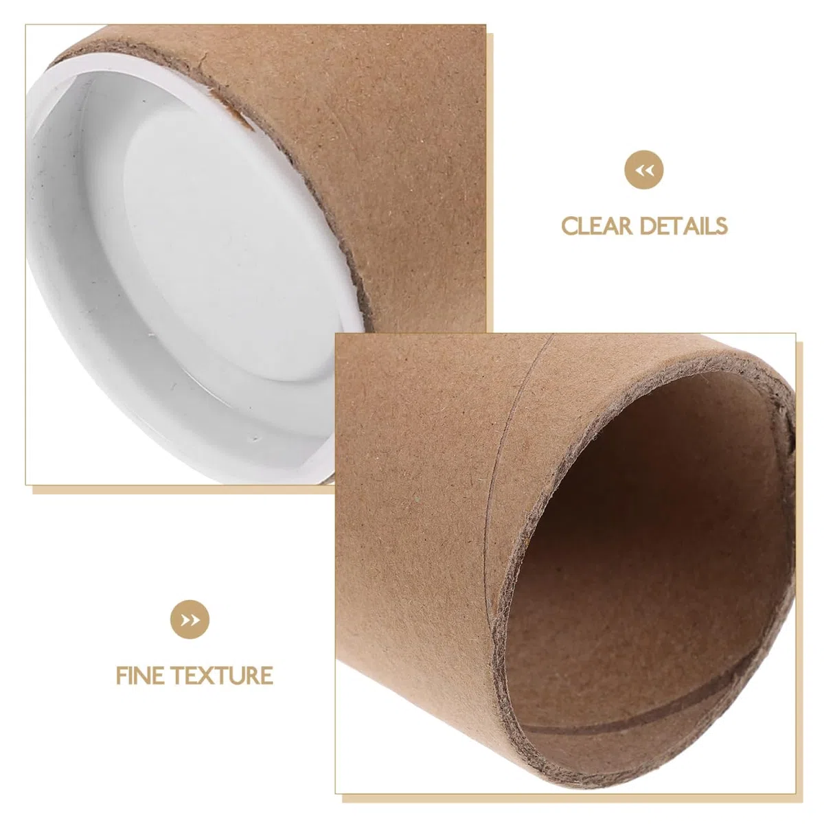 HOMSFOU tubo de cartón Dibujo tubos de cartón para embalaje papel de póster tubo de cartel de cartón para hacer cañas de pescar tubo de papel de arte de bricolaje