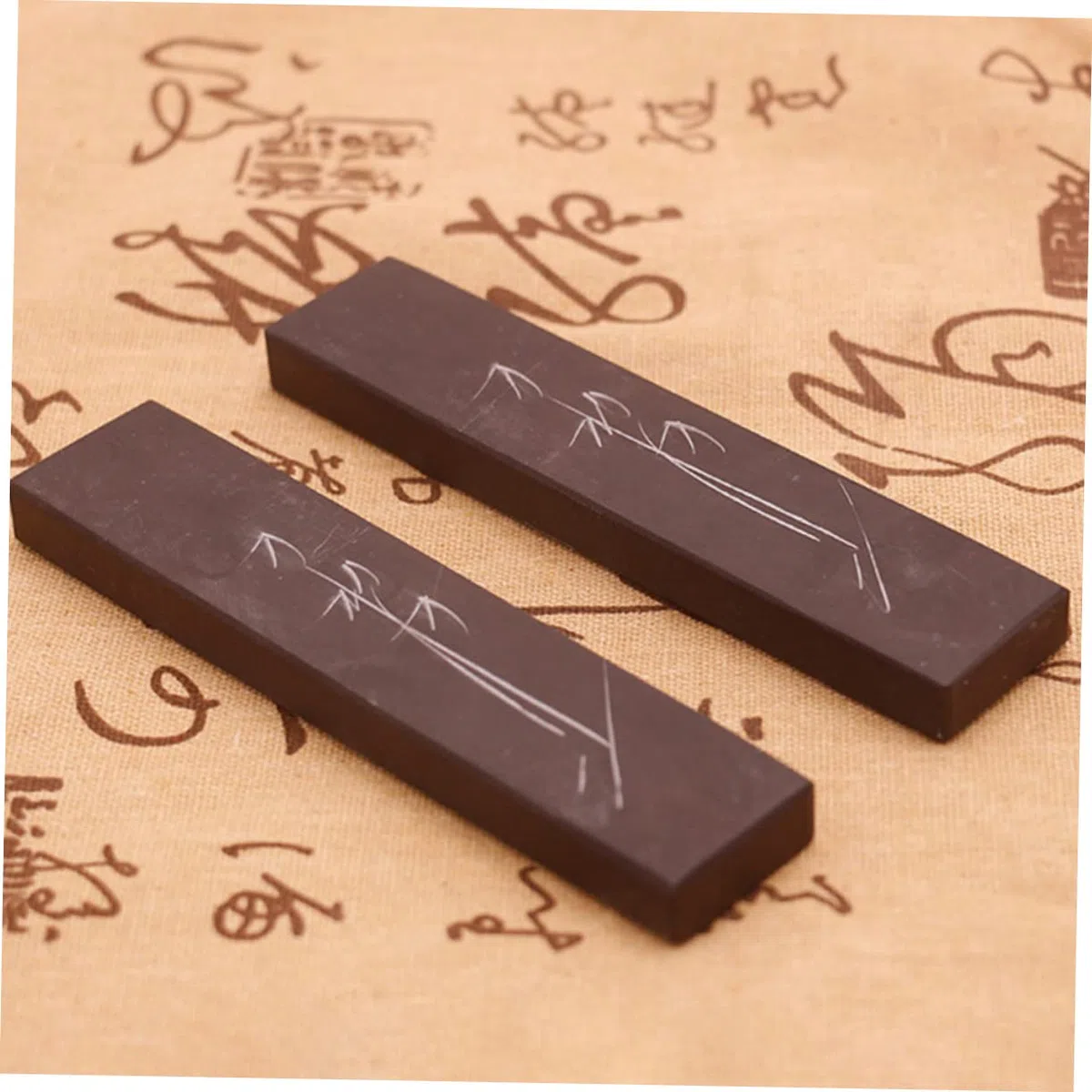 STOBOK Elegante Pisapapeles De Piedra Para Caligrafía Juego De 2 Piezas Pisapapeles De Escritorio Con Textura De Piedra Natural Para Oficina