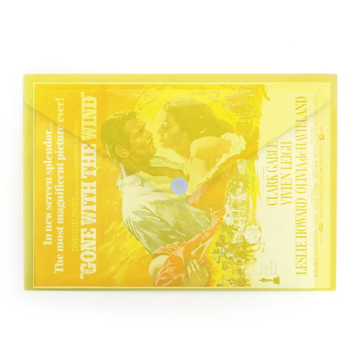 Pack 10 Carpeta Sobre Cierre de V-lock Formato A3/Poster - REF 911 – Colores Classic Translucidos con acabado Soft Touch- 100% ECO by Office Box. (Surtido)