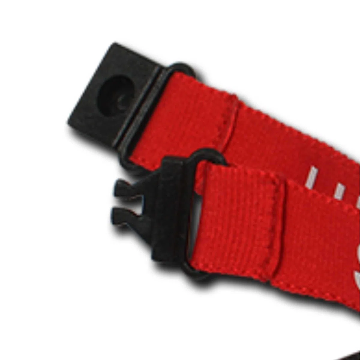 ID Card IT Vistor - Colgante de tarjetas de identificación (clip de metal, 10 unidades), color rojo