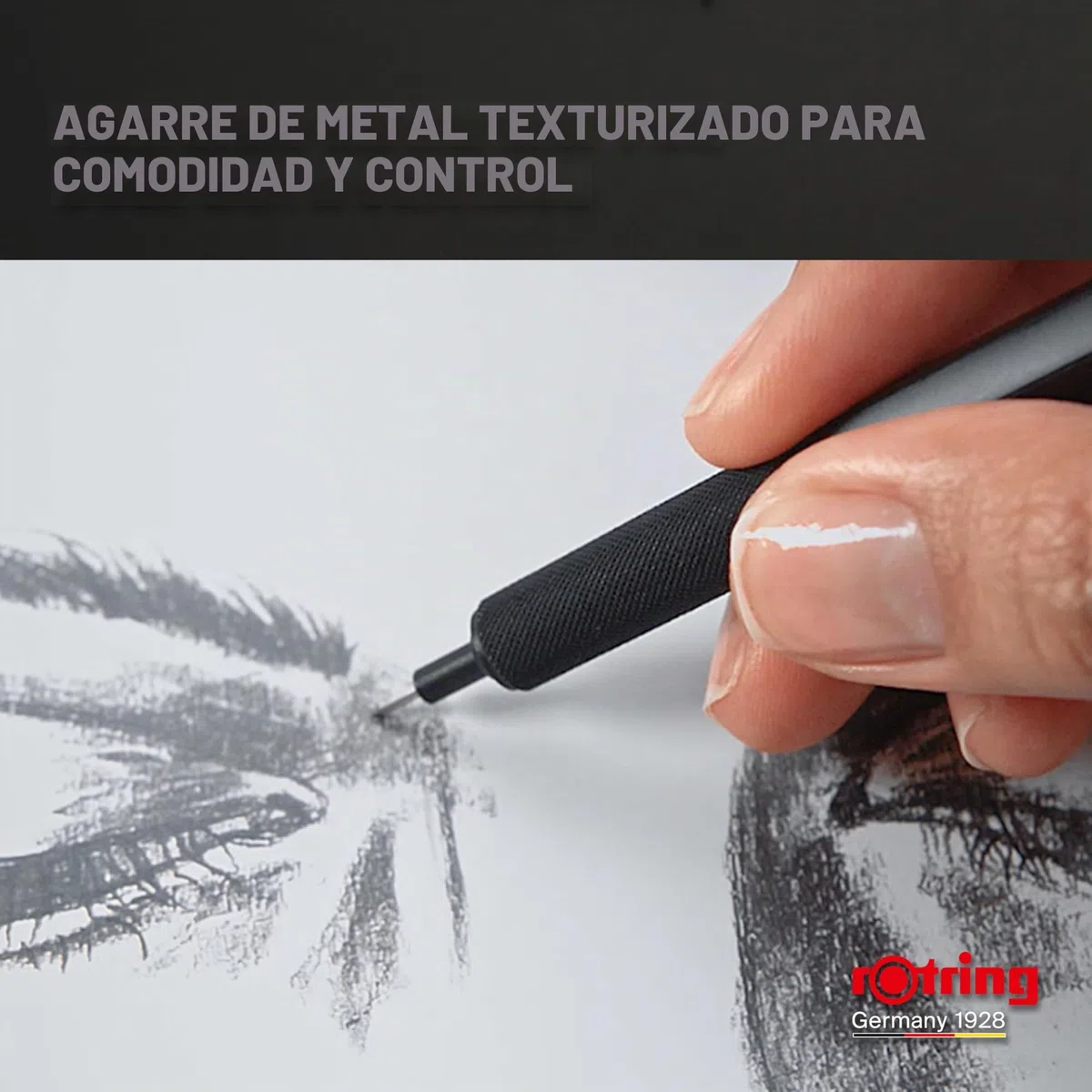 Rotring 500 portaminas de 0,7 mm, cuerpo negro