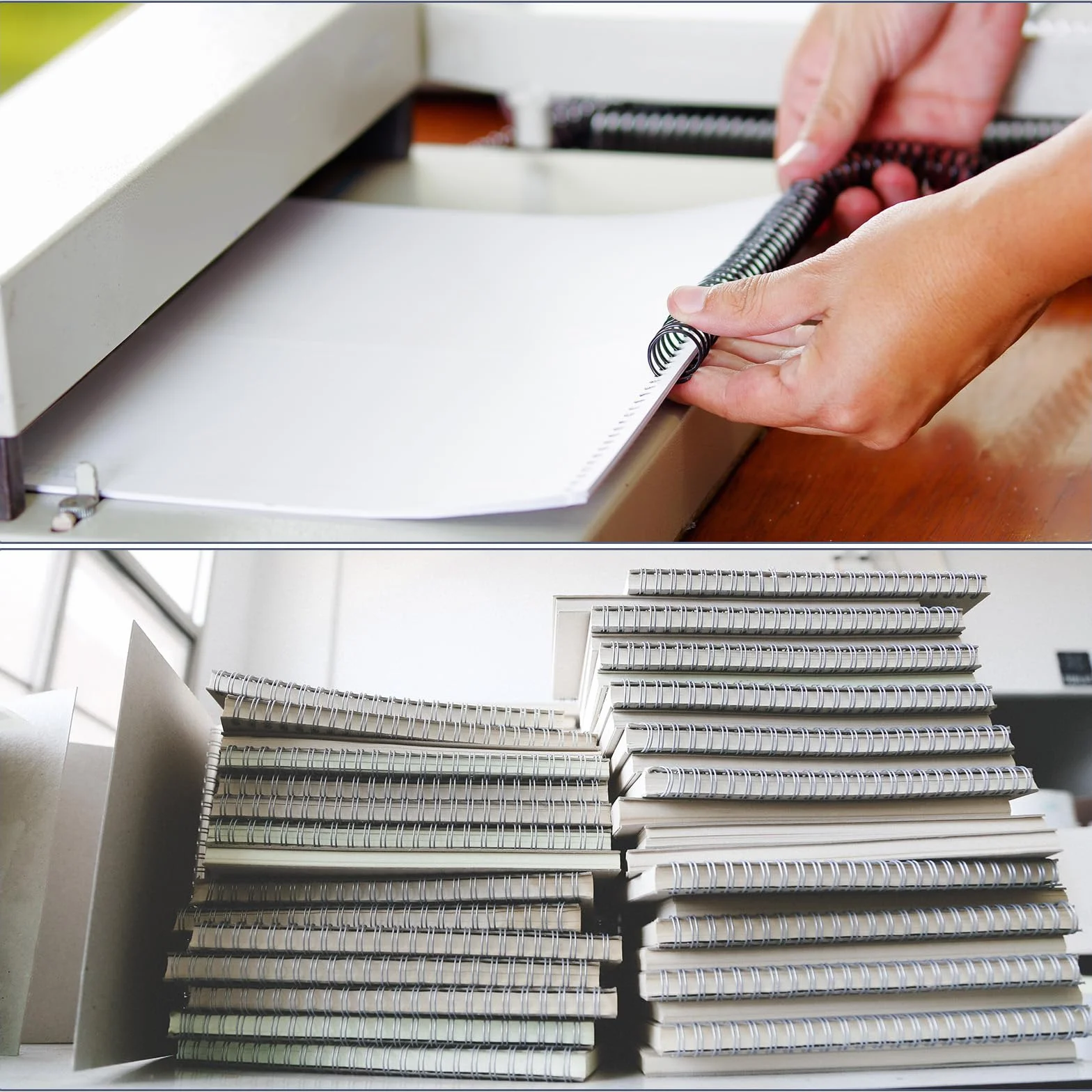 PATIKIL 25pcs 16mm Bobinas de Encuadernación en Espiral de Plástico, 140 Hojas, Paso 4:1, 48 Agujero Lomo de Encuadernación de Hojas Sueltas para Cuaderno Archivos DIY Papel Oficina, Negro