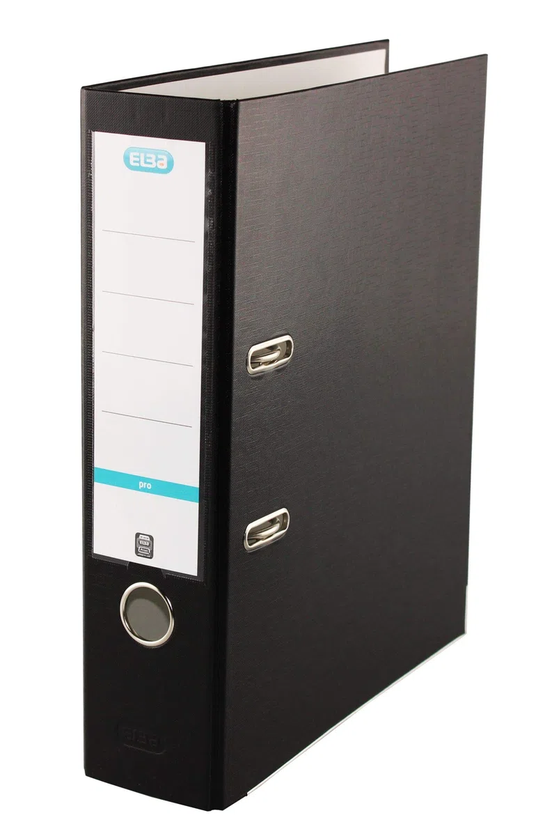 Elba Smart Pro - Archivador, color negro, azul, blanco breit (3 Stück)