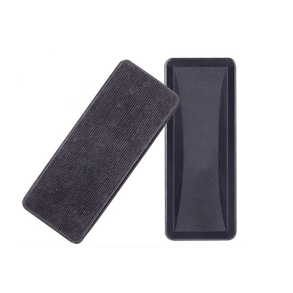 AMACOAM Borrador Magnético, 2 Piezas Creativo para Pizarra Blanca, Limpieza para Pizarras Magnéticas/de Tiza/Rotafolios, Material de Oficina (Negro)