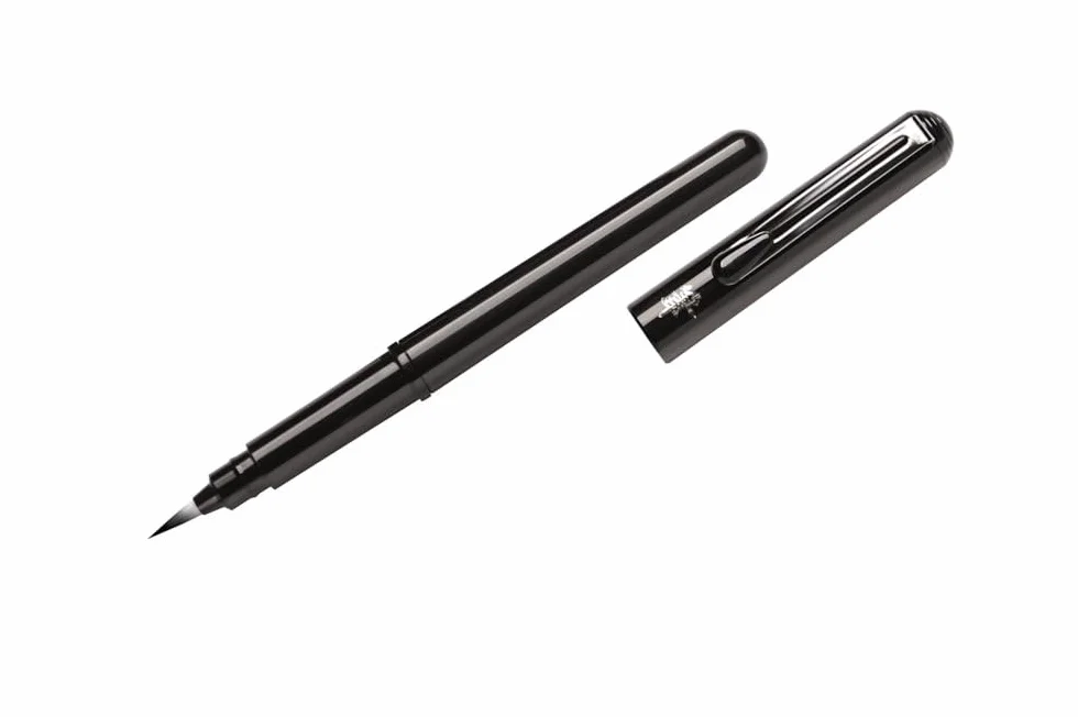 Pentel - Pincel recargable de tinta permanente Pocket Brush