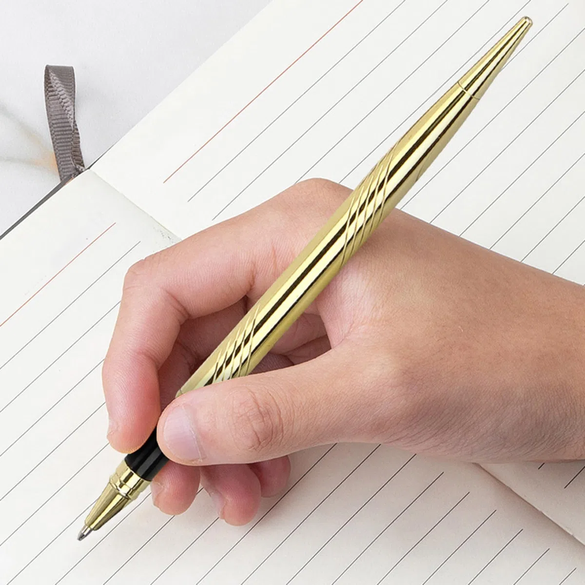 Bolígrafo con base para mostrador de servicio, bolígrafo de recepción, bolígrafo de escritura suave, bolígrafo de invitado de boda, suministros de oficina