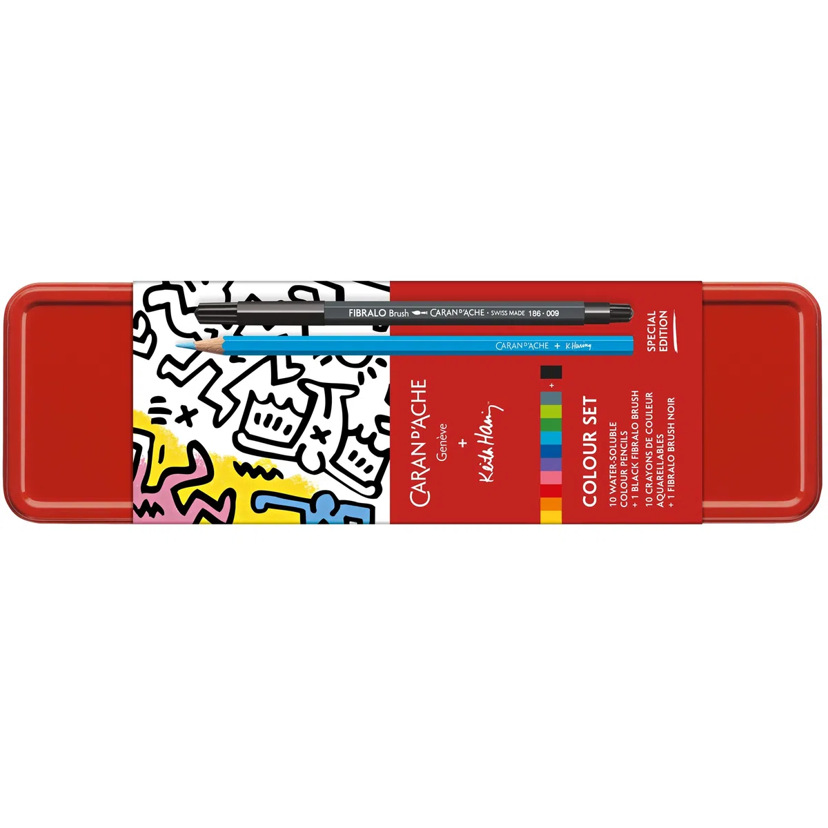 Caran d'Ache Juego de colores KEITH HARING - Edición especial