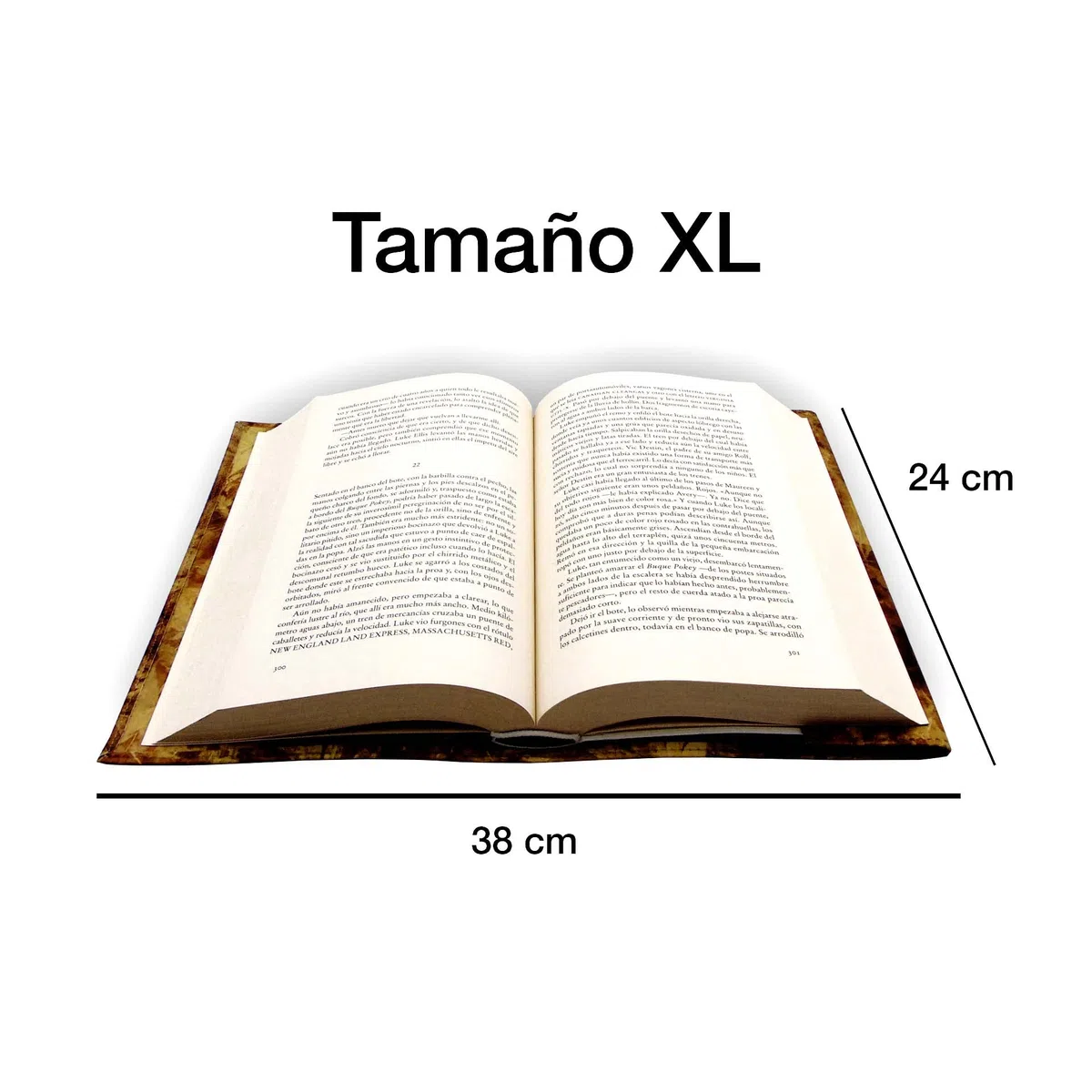 Funda para libro, Ajustable - Protección para libros, Impermeable, Adaptable a cualquier grosor, Tapa de libro estampada - 3 tamaños diferentes - Funda libro papel - tela (MANDALA, XL)