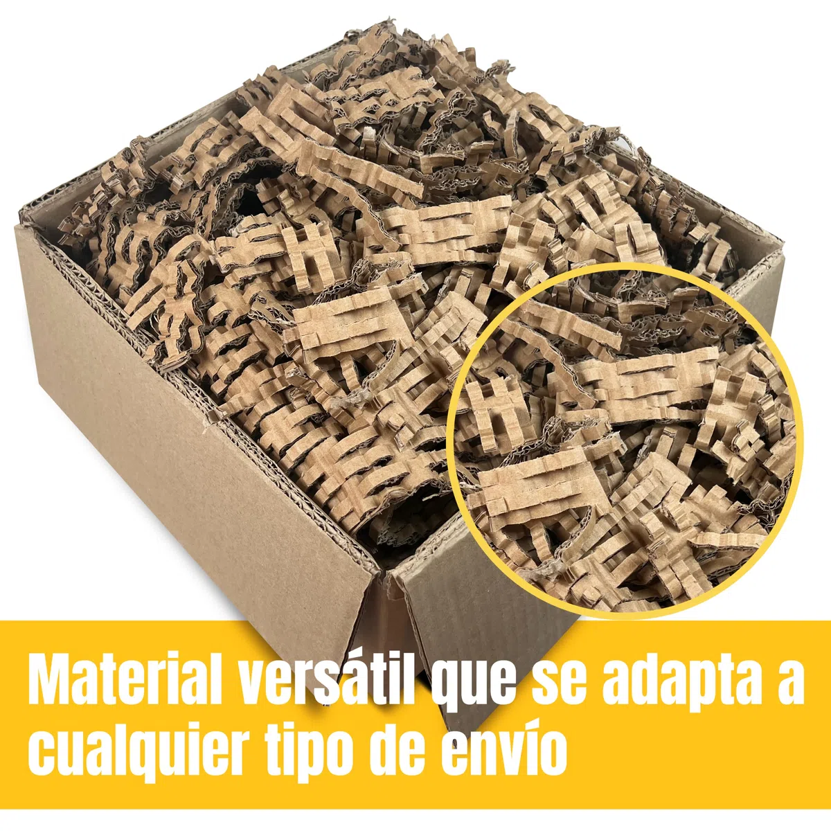 Cartón Triturado Relleno Embalaje 1 Kg | Amortiguación Total Cartón de Relleno para Envíos