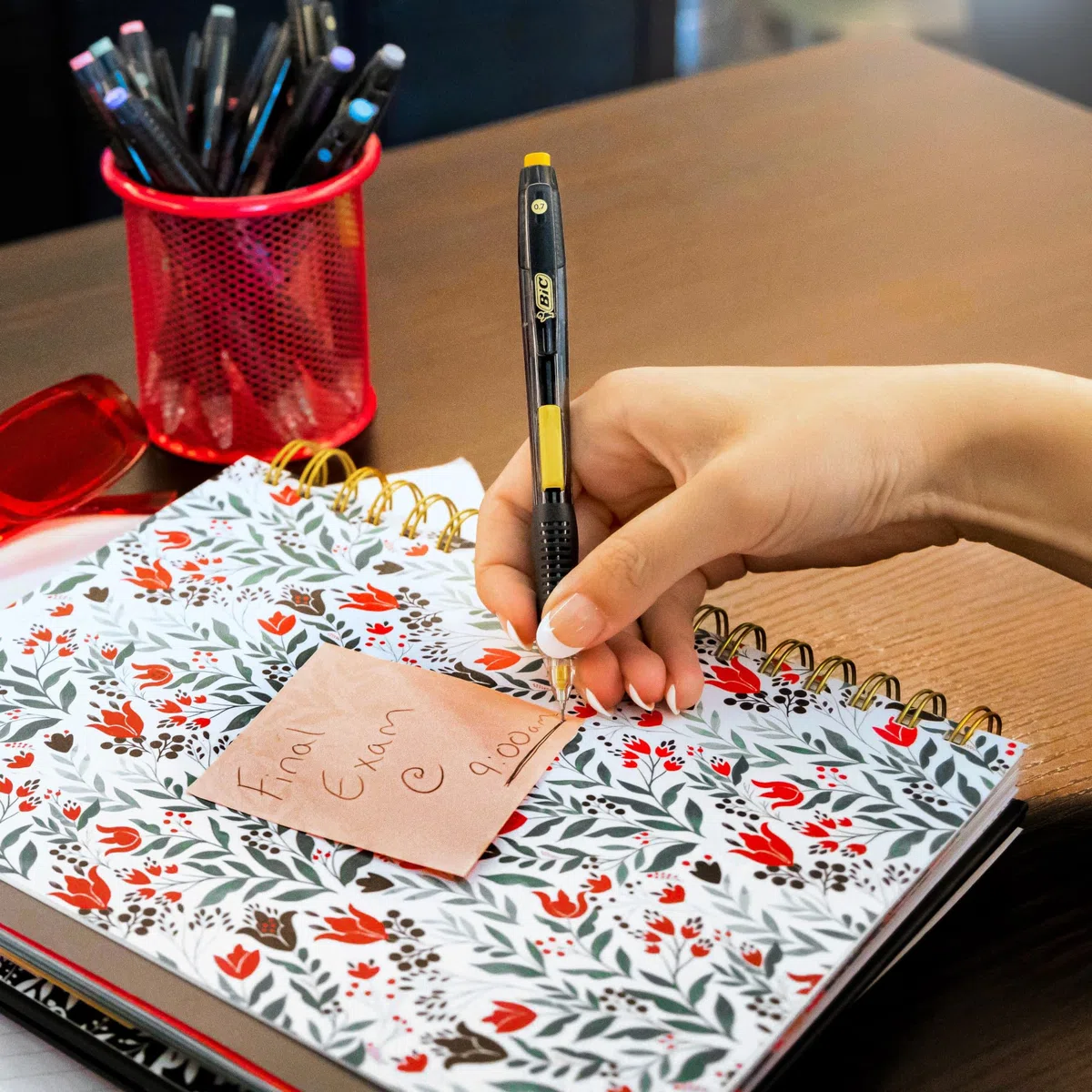 BIC Break Resistant Portaminas con Goma de Borrar Giratoria y Mina de Nanodiamante - Caja de 12