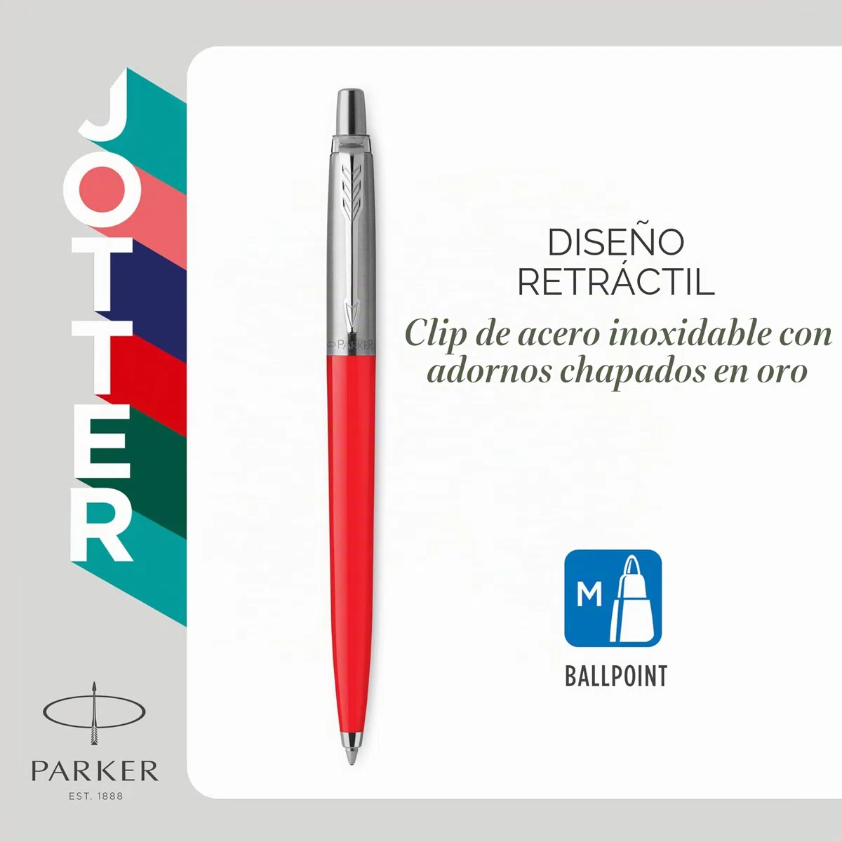 Parker Jotter Originals set de regalo Trio | Bolígrafo de punta de bolabolígrafo de gel y portaminas | Hecho con un 55% de materiales reciclados* | Regalo de graduación perfecto y el colegio