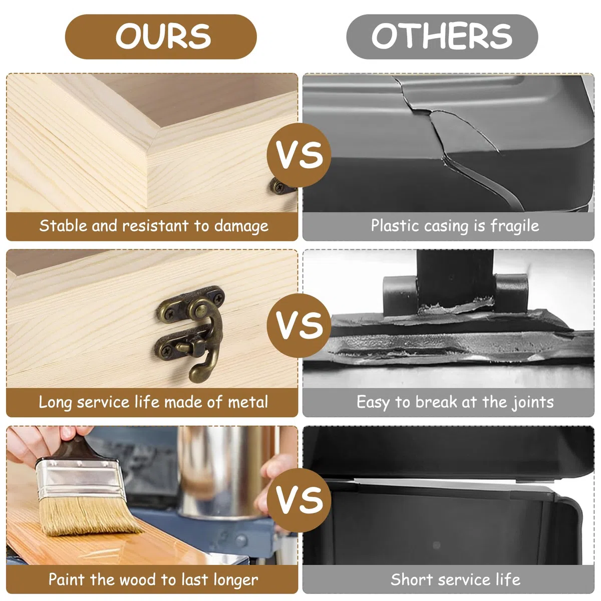 Juego de cajas para tarjetas, caja de recetas de madera, 5 x 3, soporte para tarjetas con 500 fichas de colores, tarjetas de aprendizaje, notas de recetas, contactos de oficina, bandeja para
