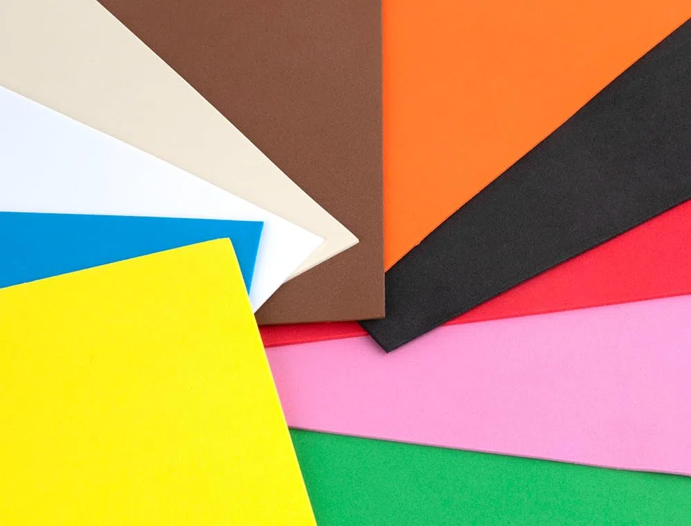 GOMA EVA LIDERPAPEL 50X70CM 60G/M2 ESPESOR 1,5MM COLORES SURTIDOS
