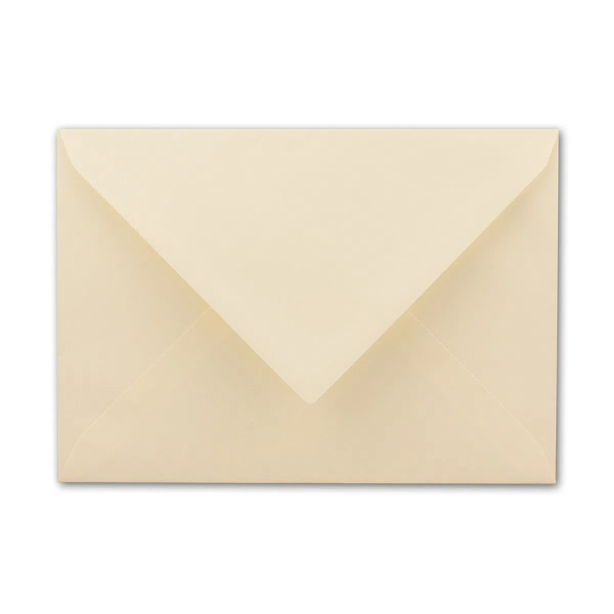 Sobres para cartas - DIN C5 (16,2 x 22,9 cm) - Adhesivo húmedo con solapa - Sobres de Gustav Neuser, color Crema Egoutteur. 50 unidades