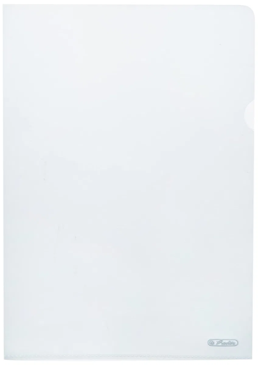 Herlitz Sichthülle - Paquete de 100 portafolio de plástico A4