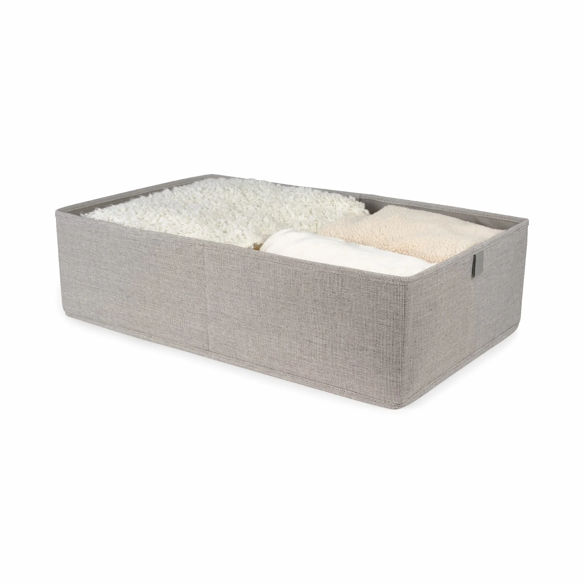 Compactor Cesta Oxford XL, 56x36x16,5 cm, Gris, Tela Oxford y Cartón
