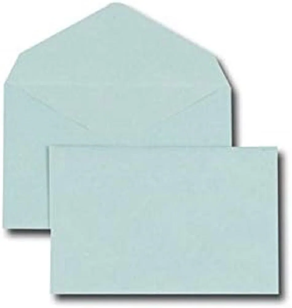 GPV - Sobres, 75 g/m² , 90 x 140 mm, 500 unidades, color azul