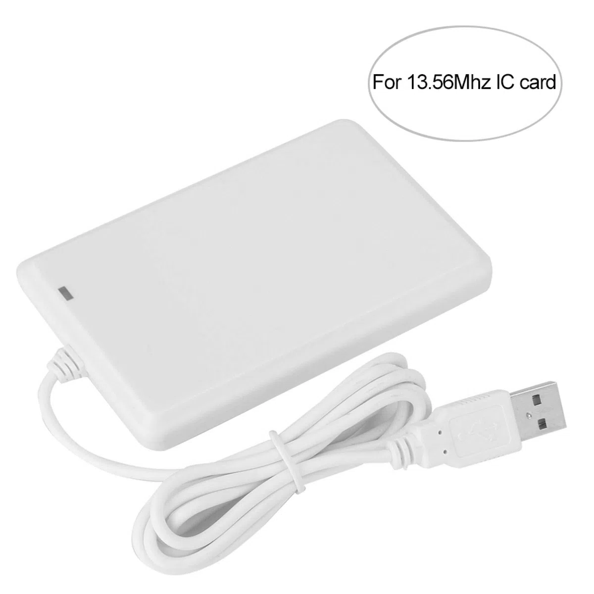 Lector de Tarjetas Inteligentes, Lector de Tarjetas de Acceso a la Puerta NFC, Interfaz USB, controlado por Controlador, para Negocios de Oficina (Tarjeta IC de 13,56 MHz)