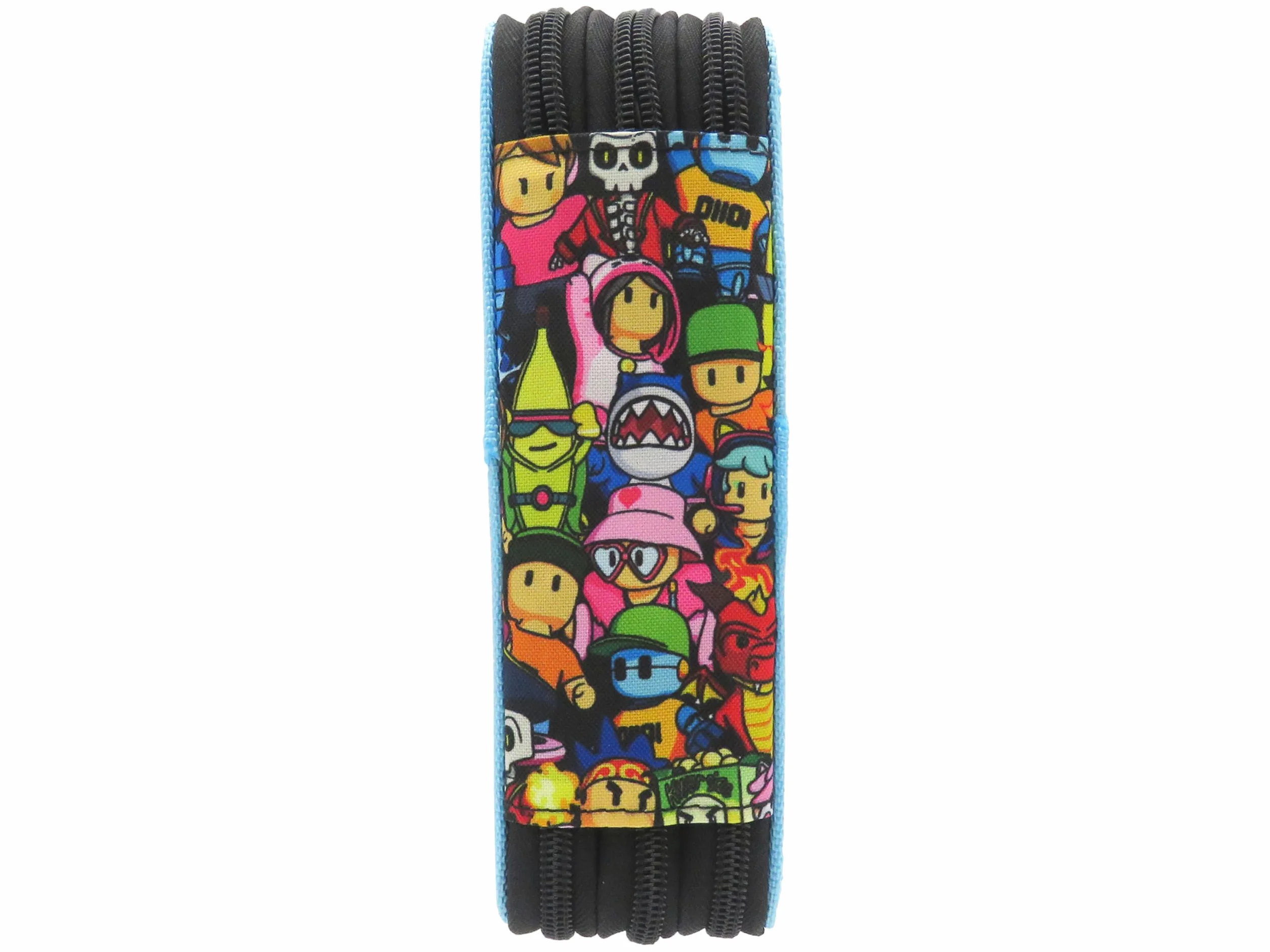 CYPBRANDS Stumble Guys, Plumier 3 Pisos, con Material Escolar, Estuche Completo, Licencia Oficial, para Niños y Niñas, Diseño Divertido