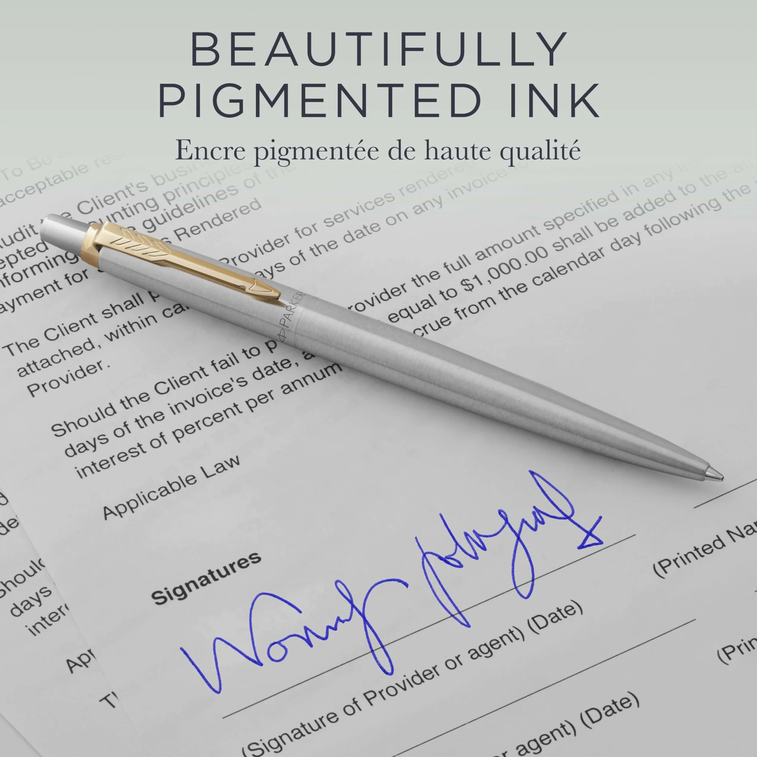 Parker QUINKflow Recambios de tinta para bolígrafos | punta mediana (0,7mm) | tinta azul | paquete de 6