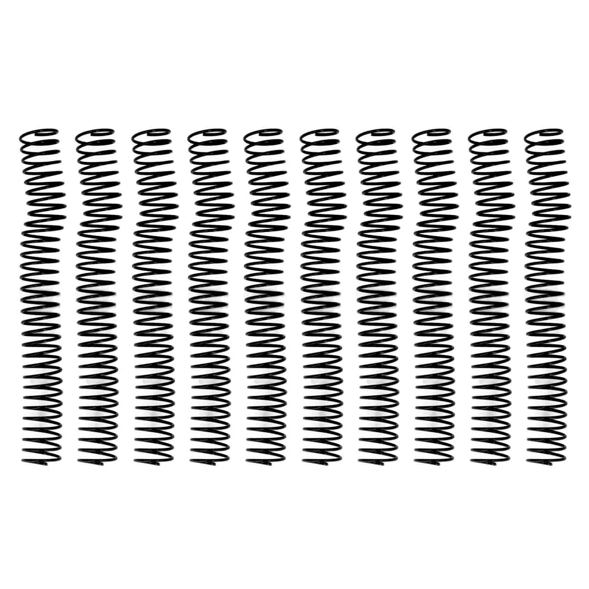 DiáMetro Interior de la Bobina en Espiral 29 Mm 30 Agujeros 10 Peines para Encuadernar PáGinas (Negro)