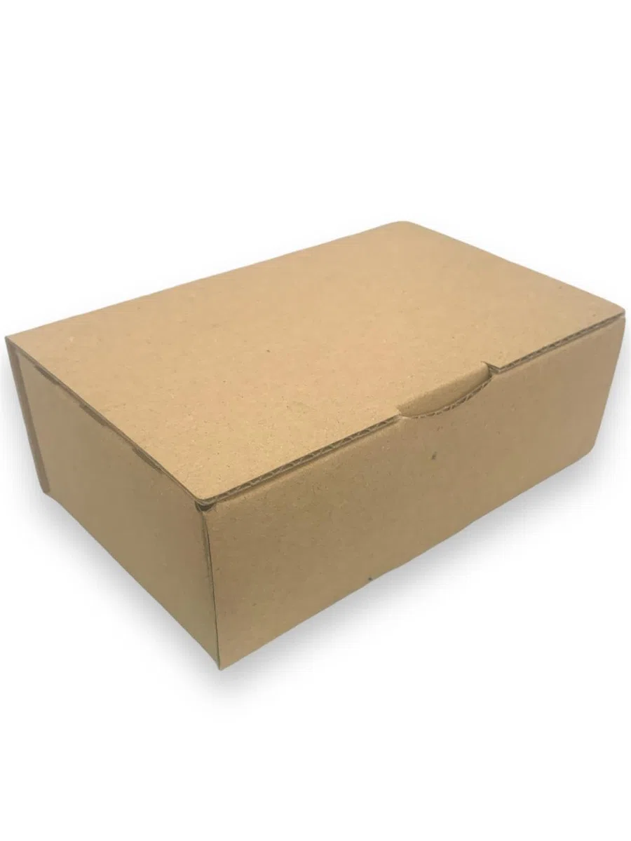 25 Cajas Automontables + 25/30 Hojas de Papel Manila (60x43cm), Cajas Postales de Cartón Reciclable - Montaje Instantáneo, Ideal para E-Commerce y Envíos Seguros (15x10x7cm - 25 Cajas + 25/30 Hojas)