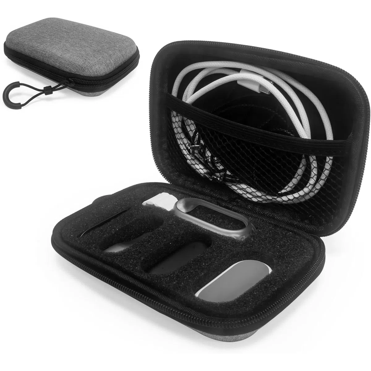 Caso de Transporte de Grabadores de Voz para Docking Dock, Carging Cable y Otros Accesorios, AI Voice Recorder Case Duro