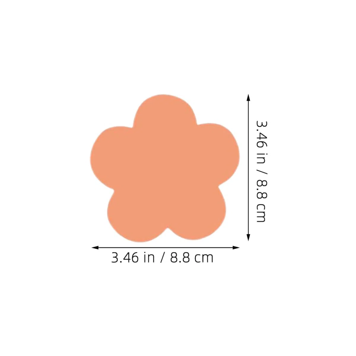 Veemoon 108piezas Recortes Decorativos De Cartulina Forma De Flor Unidades Decoración Versátil para Aulas