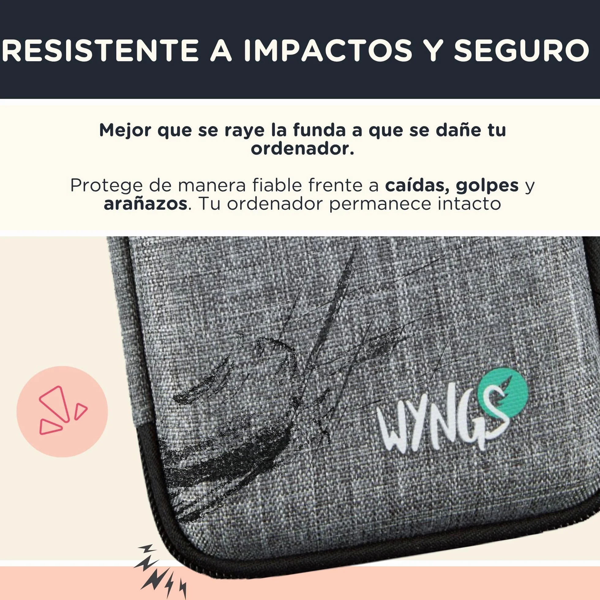 WYNGS Funda Protectora Gris Oscuro Compatible con la calculadora HP 12C Platinum