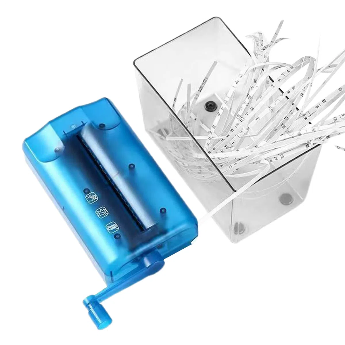 Trituradora De Papel Manual | Destructora de Papel de Sobremesa para Documentos - Herramienta De Corte para Documentos Notas Recibos Facturas - Hogar Correo Papelería