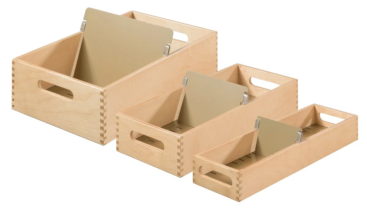 HAN-Bürogeräte 1005-0 - Fichero de madera, 1500 fichas tamaño A5, 230 x 190 x 380 mm, color marrón