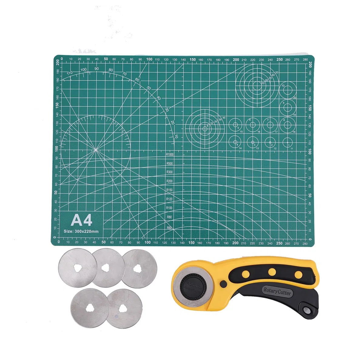 2 alfombrillas de corte autocurativas 30 x 22 A4, tabla de cortar de 5 capas para manualidades, costura, álbumes de recortes, acolchar y cortar con precisión