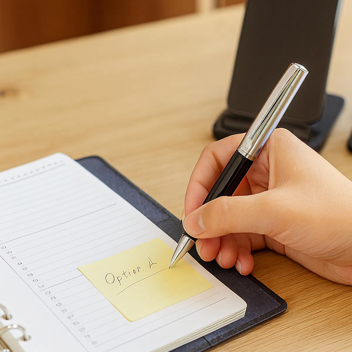 Juego de escritura de metal de alta calidad – Bolígrafo giratorio y bolígrafo en elegante embalaje acrílico azul escribiendo elegante set de regalo para oficina, escuela y negocios