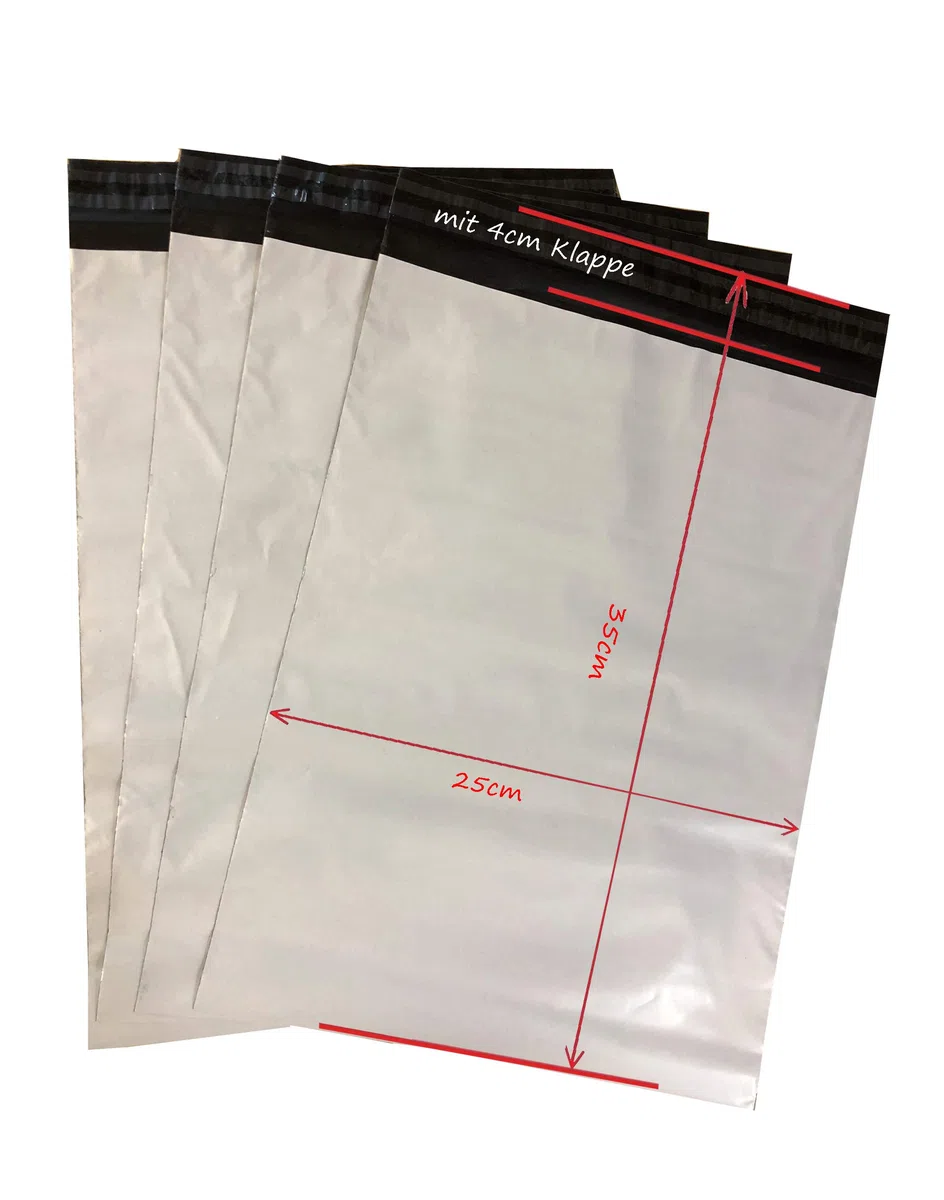 Goodway 100 sobres blancos para envío, 25 x 35 cm, autoadhesivos, extragruesos, resistentes al agua, se pueden escribir