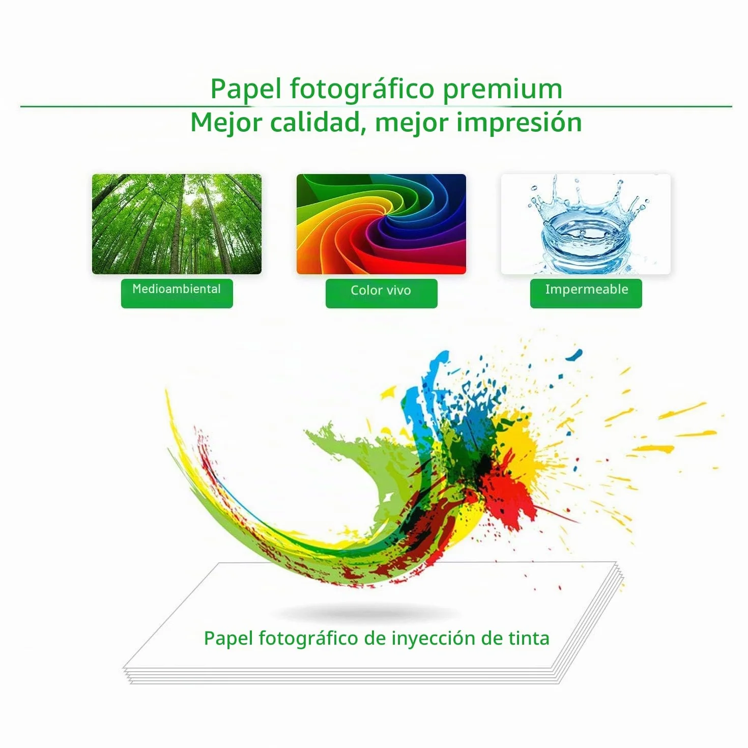 KOALA Papel Fotográfico de Doble cara Brillante para Inyección de Tinta A4, 180 g/m², 100 hojas. Adecuado para imprimir Fotos, Certificados, Folletos, Volantes, Tarjetas, Calendarios, Cubiertas, Artes