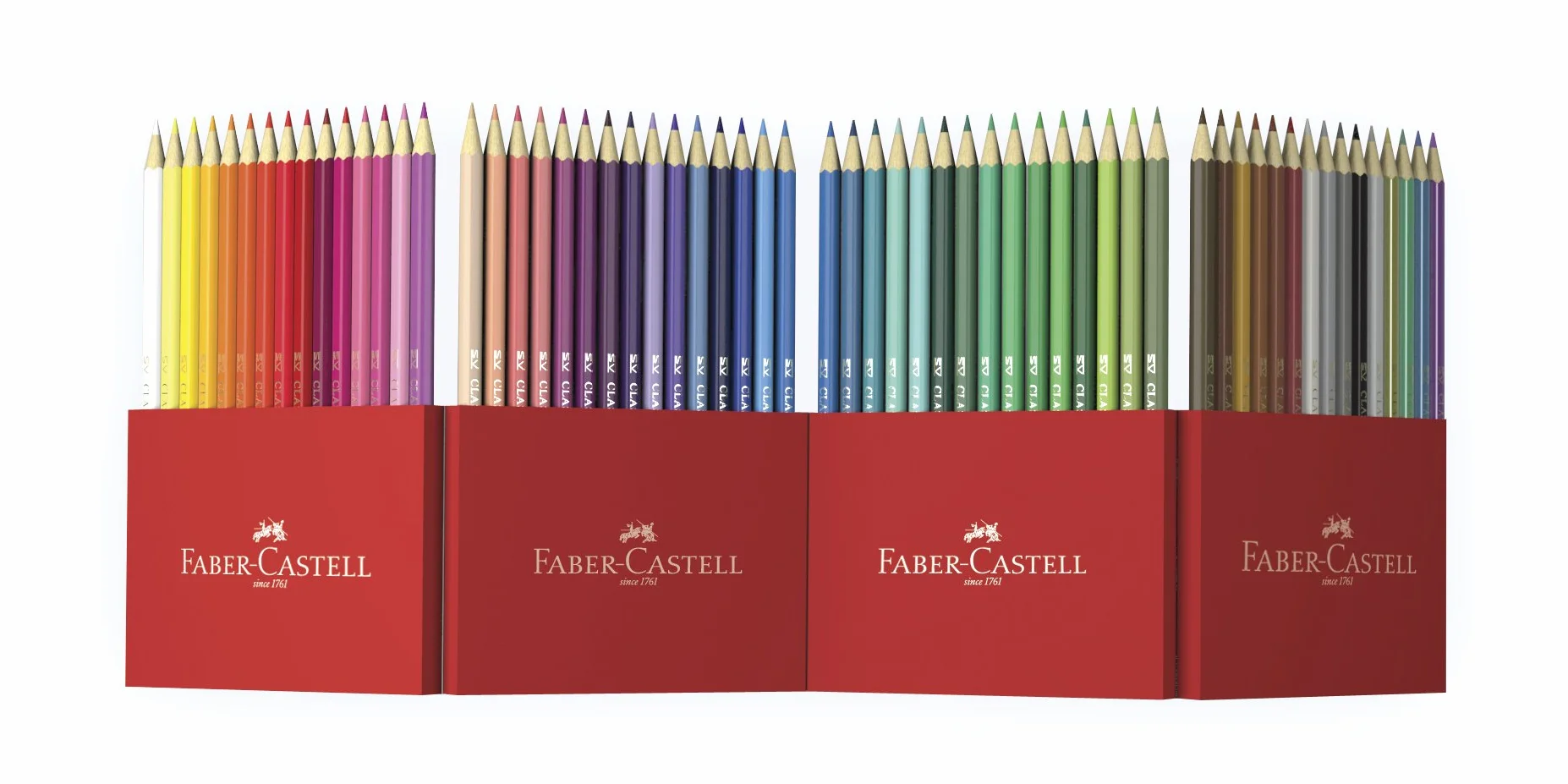 FABER-CASTELL 111260 - Set de lápices de colores Castle, 60 piezas, hexagonales, resistentes a la rotura, para niños y adultos
