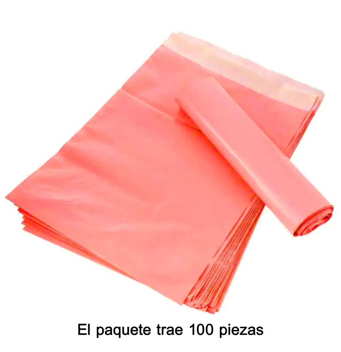 Sobres de plastico de Envío Bolsa de correos con cierre Autoadhesivo, Rosa y Gris, 17x30 cm y 20x30 cm, Paquetes de 50 y 100 Unidades, Resistentes (Rosa, 100 piezas - 17x30 cm)