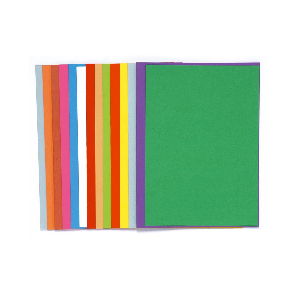 Exacompta 800001E - Lote de 100 Subcarpetas Rock"S 80, Multicolor, 22 x 31 cm