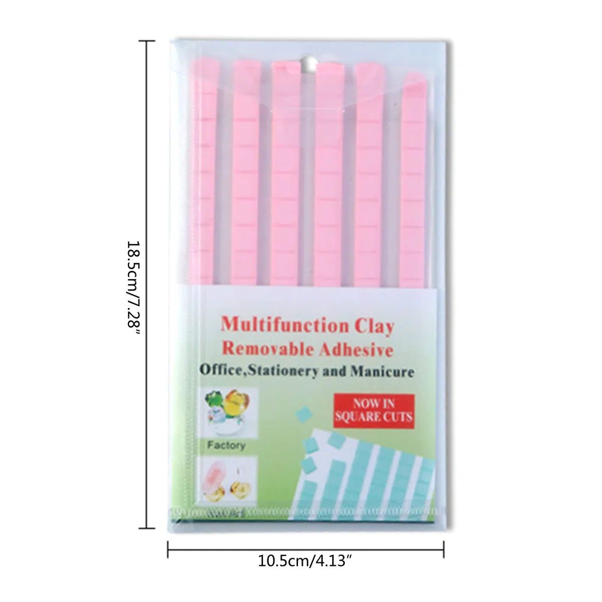 96 masillas adhesivas para puntas de uñas, soporte de práctica, reutilizable, multiusos, masilla pegajosa para colgar fotos, pósteres, masilla de pared para fotos de pared, masilla adhesiva extraíble