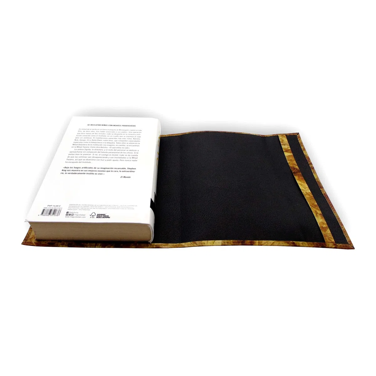 Funda para libro, Ajustable - Protección para libros, Impermeable, Adaptable a cualquier grosor, Tapa de libro estampada - 3 tamaños diferentes - Funda libro papel - tela (MANDALA, XL)