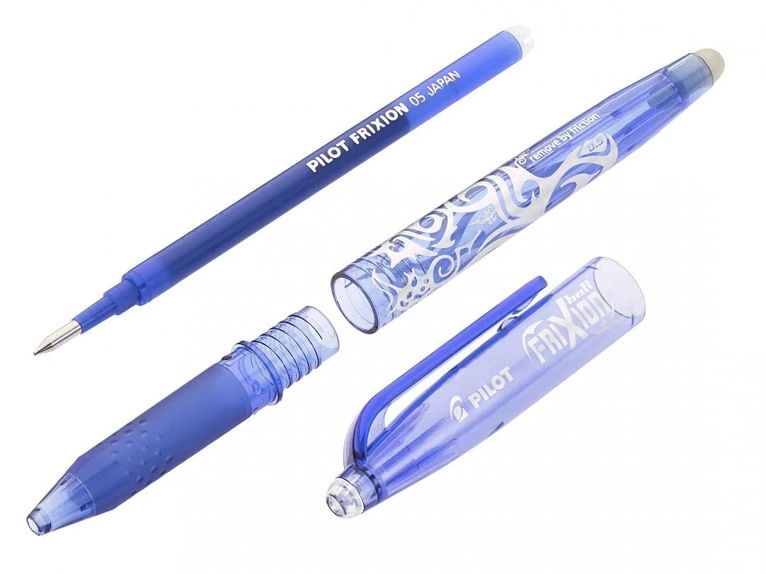 PILOT - Set de 3 Estuches de 3 Recambios FriXion - Recambios para Bolígrafos Borrables - Compatibles con FriXion Ball y FriXion Ball Clicker - Negro - Punta Fina (9 recambios)