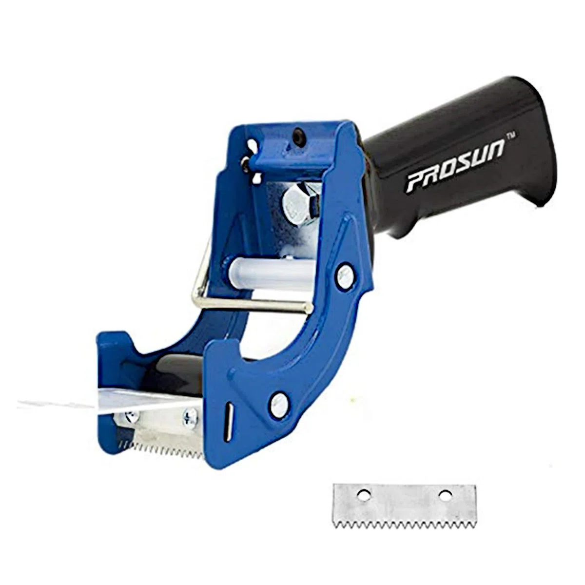 Dispensadores de Cinta Adhesiva con Mango Ergonómico, 50mm Dispensador de Cinta para Fácil Utilización en Trabajos de Empaquetado, Azul