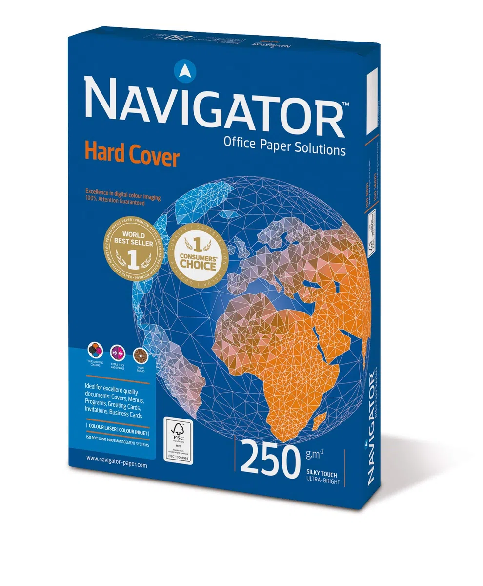 Navigator Hard Cover - Papel multiusos para impresora - A4 250gr - 125 hojas