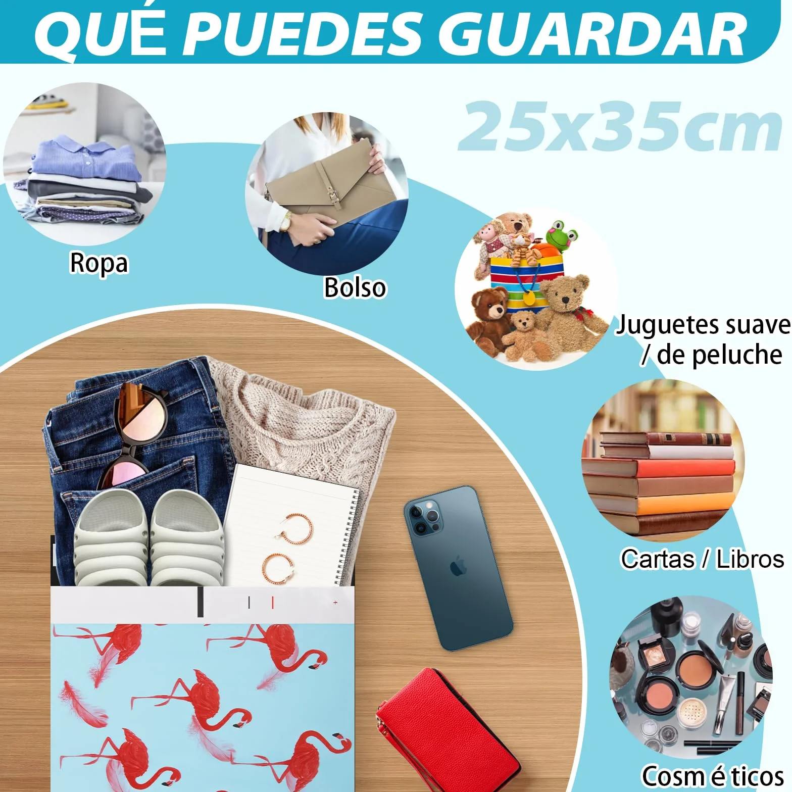 Bolsas Envio Vinted Polietileno Plástico Autosellante 25x35cm 100 Piezas