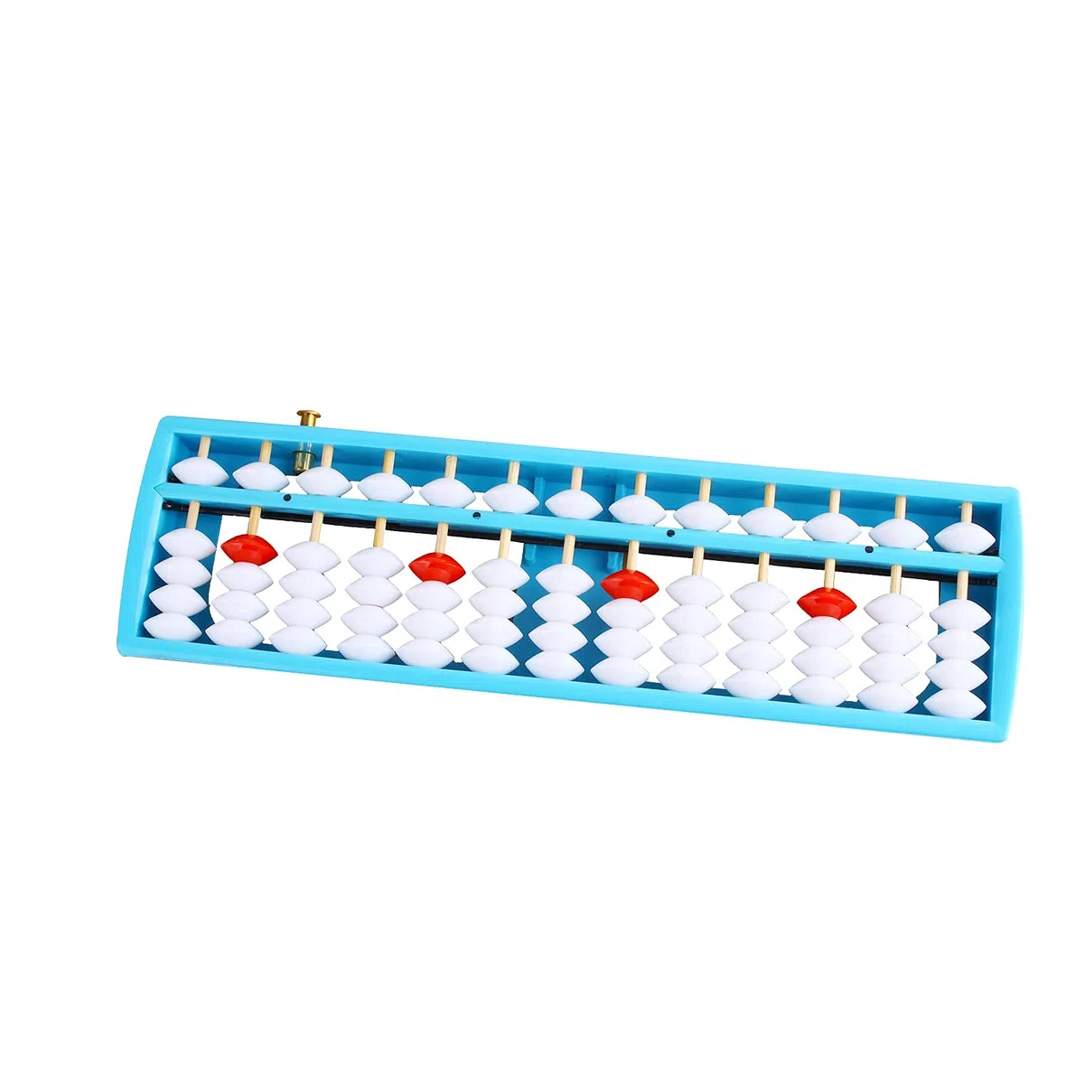 Larcele Perla Aritmética Abakus - Cuenta con botón de reinicio, Material Escolar para Estudiantes, 13 columnas SP-02 (Azul 1)