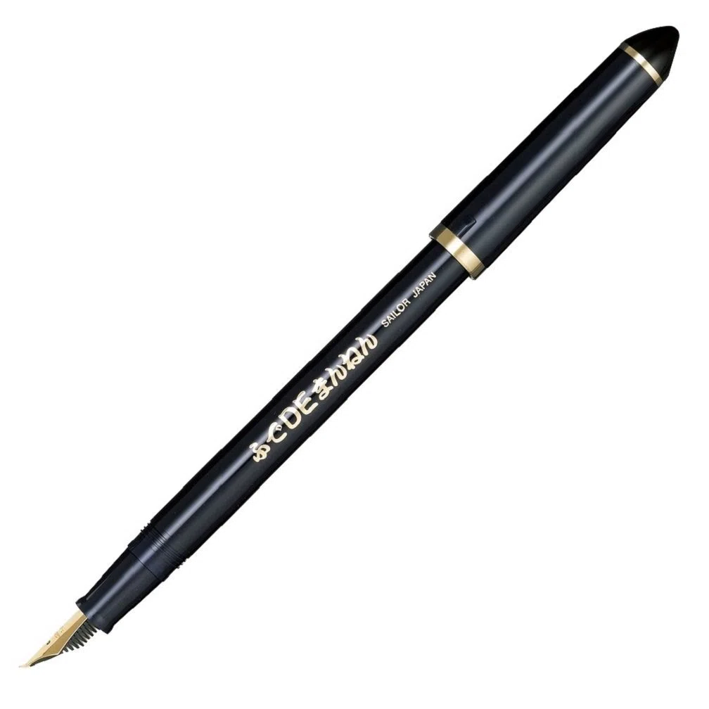 Sailor Fude de mannen – Pluma estilográfica para caligrafía de trazos con estilo – azul marino – ángulo de la punta: 40 grados (11 – 0127 – 740)